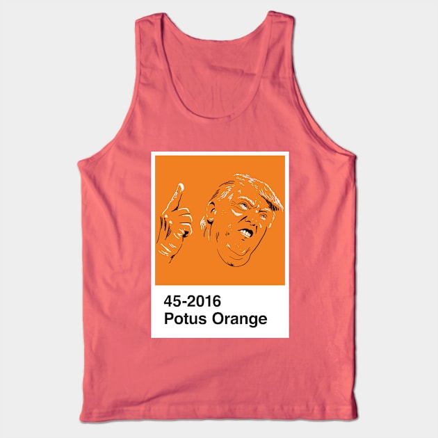 POTUS Orange Tank Top by DCLawrenceUK